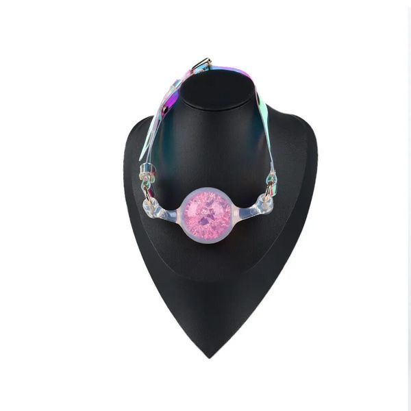 Кляп Liebe Seele Crystal Ball Gag - Pink (Small Ball) SX4852 фото