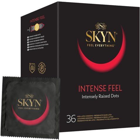 Безлатексні преміум-презервативи SKYN Intense Feel 36 шт (м'яте паковання!!!) SX2396-R фото