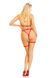 Костюм медсестри Leg Avenue 2PC Vegan Leather Nurse Harness Teddy and Headband Red S, шапочка SX1716 фото 10