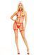 Костюм медсестри Leg Avenue 2PC Vegan Leather Nurse Harness Teddy and Headband Red S, шапочка SX1716 фото 8